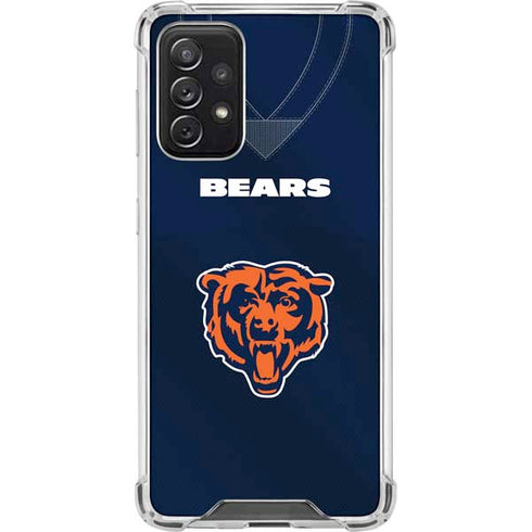 NFL Chicago Bears Team Jersey Galaxy A72 5G Clear Case